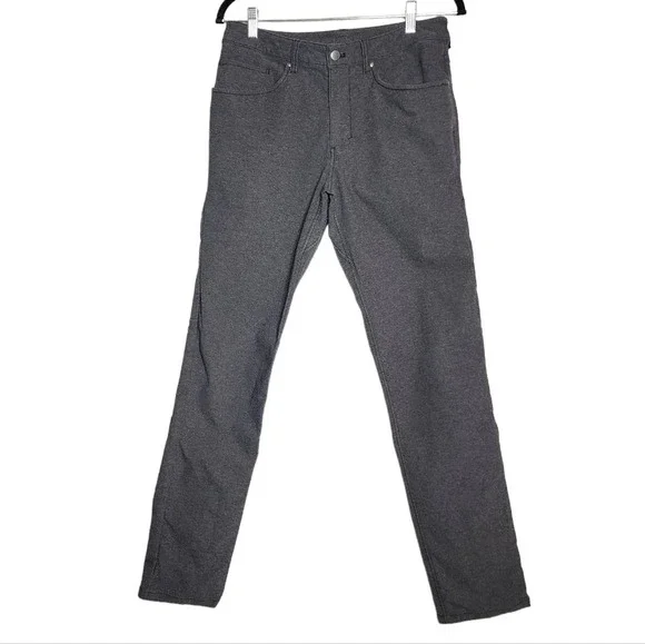 Lululemon Grey Tech Canvas ABC pants. Men's size 30×33.